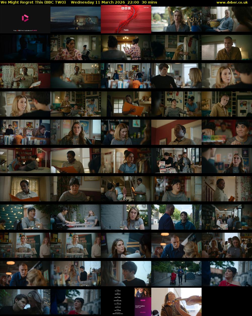 We Might Regret This (BBC TWO) Wednesday 11 March 2026 22:00 - 22:30