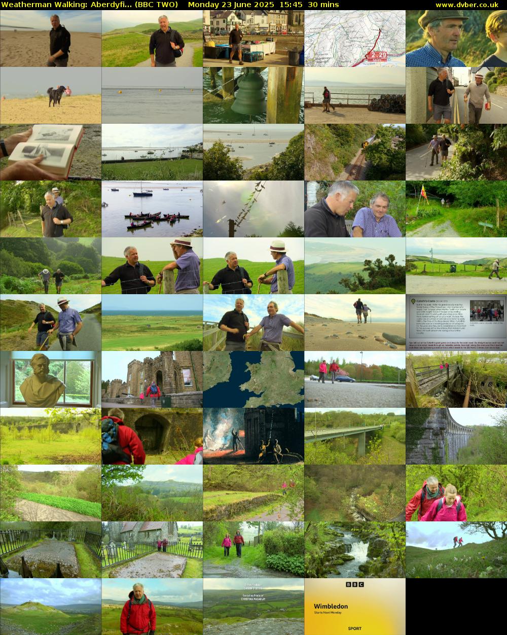 Weatherman Walking: Aberdyfi... (BBC TWO) Monday 23 June 2025 15:45 - 16:15