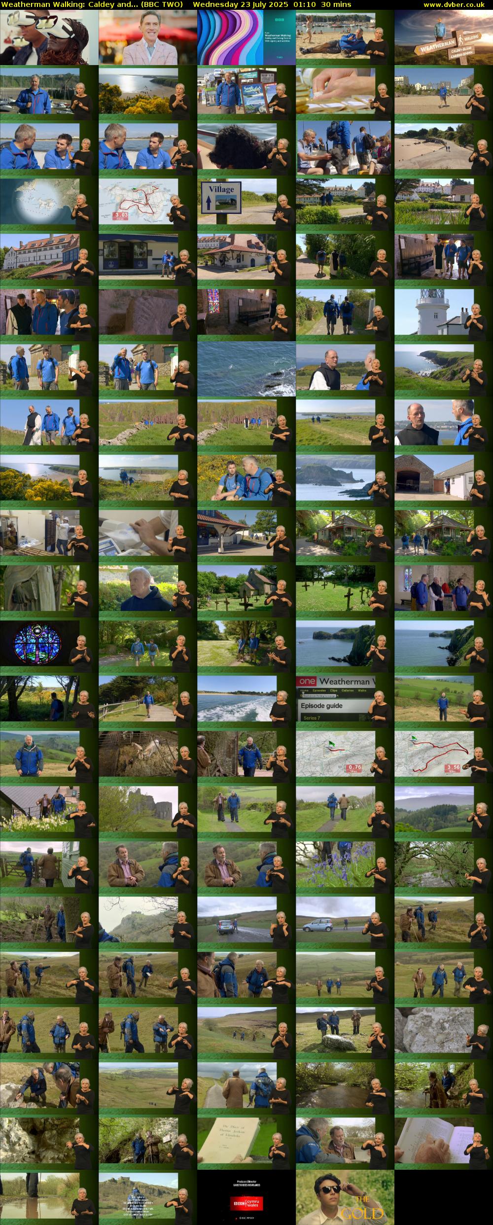 Weatherman Walking: Caldey and... (BBC TWO) Wednesday 23 July 2025 01:10 - 01:40