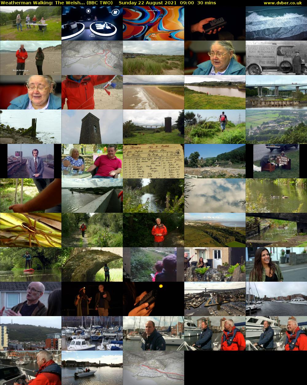 Weatherman Walking: The Welsh... (BBC TWO) Sunday 22 August 2021 09:00 - 09:30