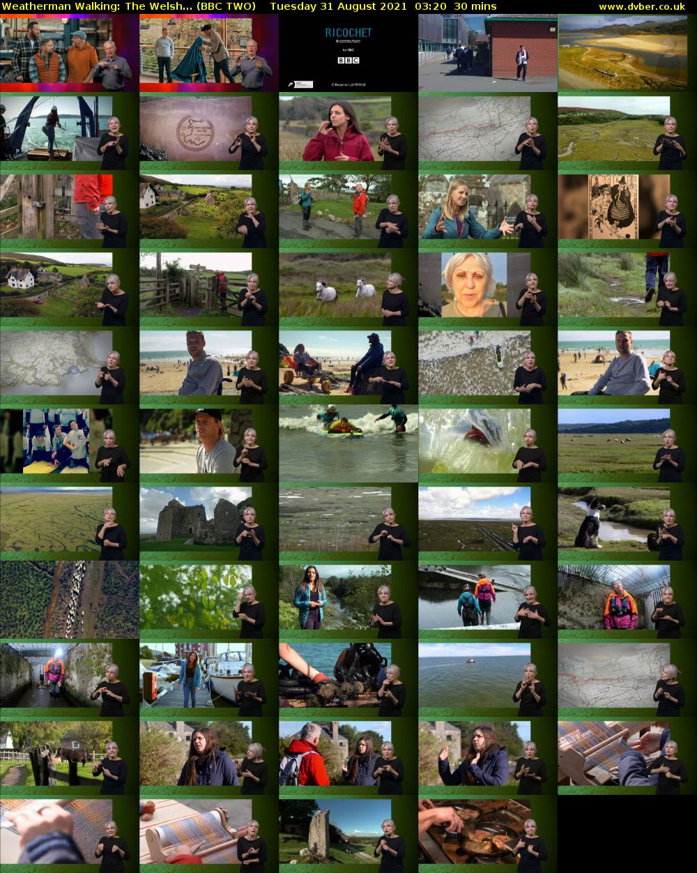 Weatherman Walking: The Welsh... (BBC TWO) Tuesday 31 August 2021 03:20 - 03:50