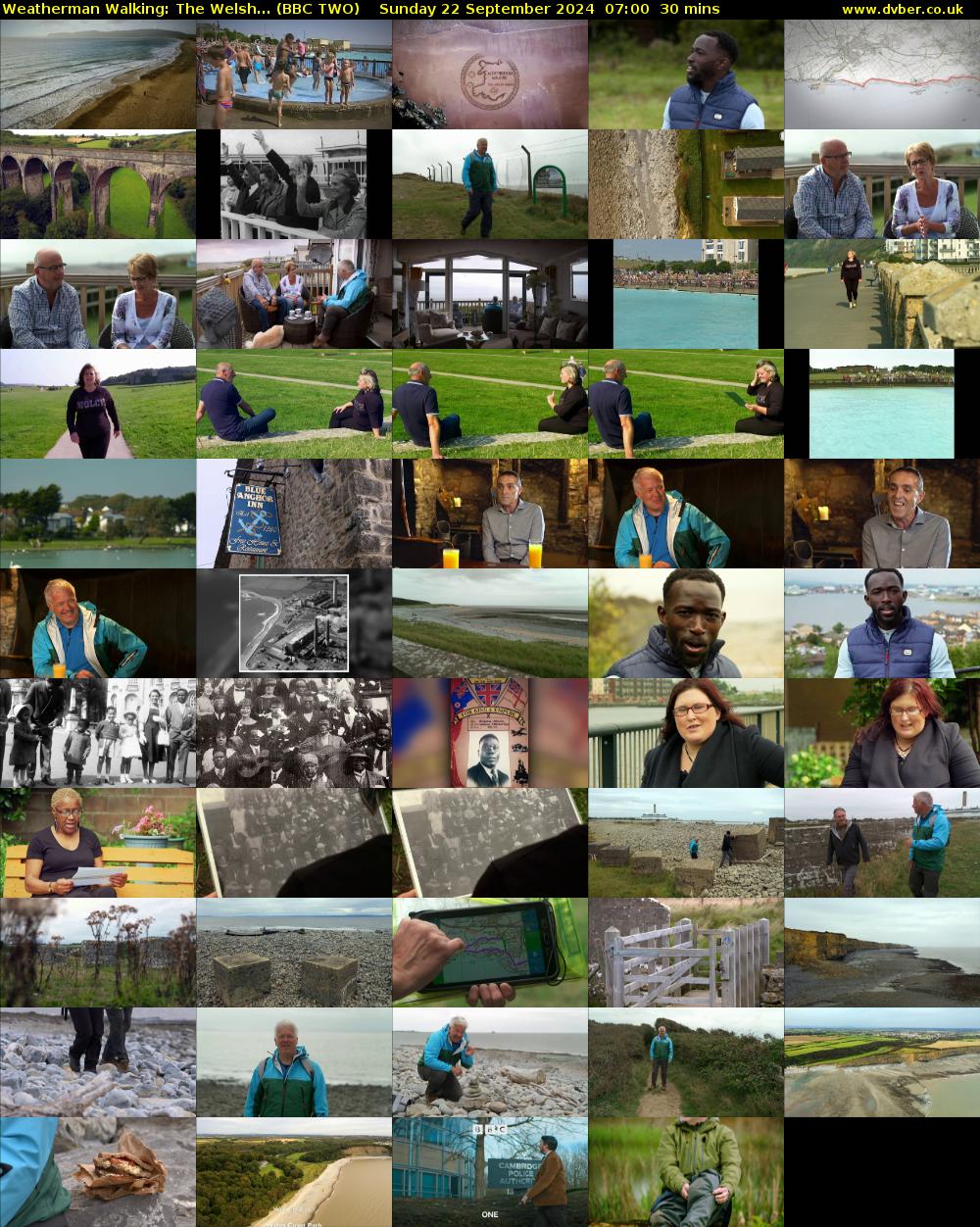 Weatherman Walking: The Welsh... (BBC TWO) Sunday 22 September 2024 07:00 - 07:30
