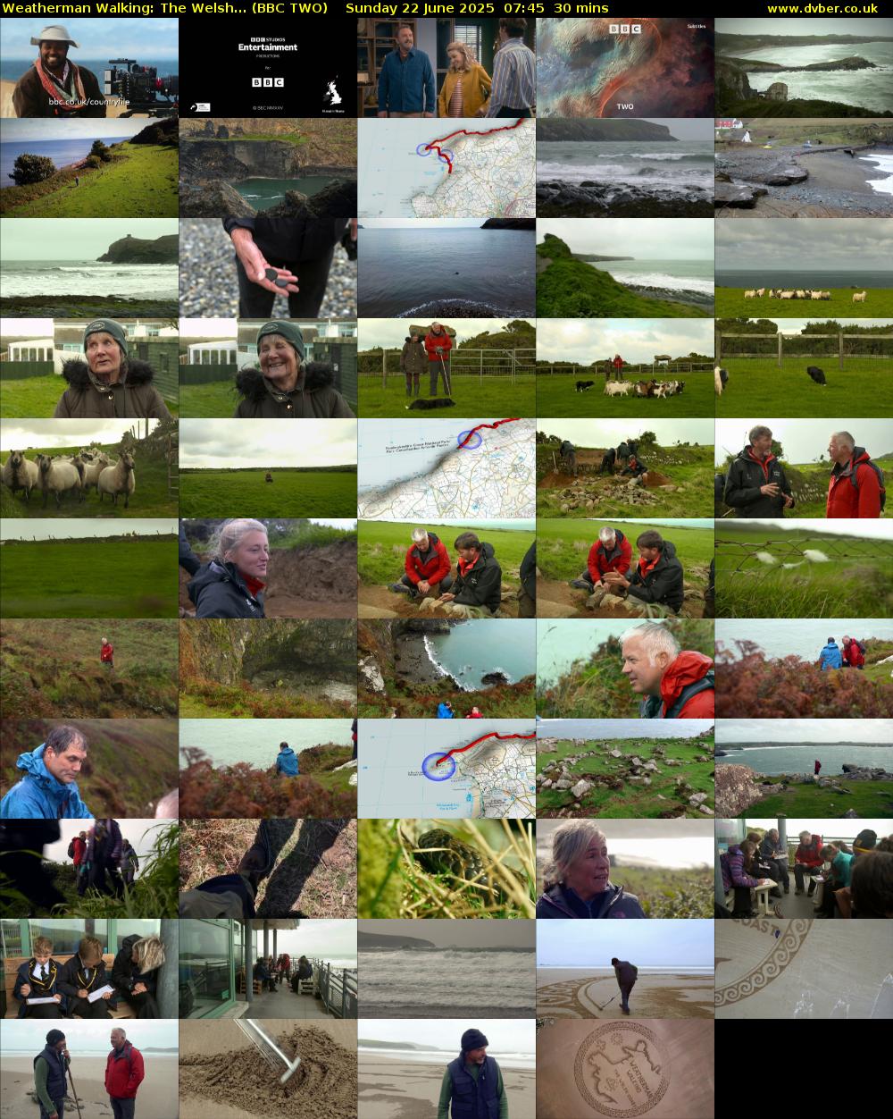 Weatherman Walking: The Welsh... (BBC TWO) Sunday 22 June 2025 07:45 - 08:15