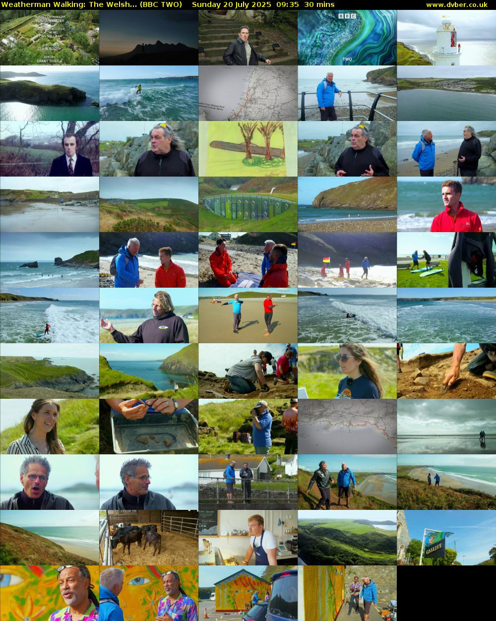 Weatherman Walking: The Welsh... (BBC TWO) Sunday 20 July 2025 09:35 - 10:05