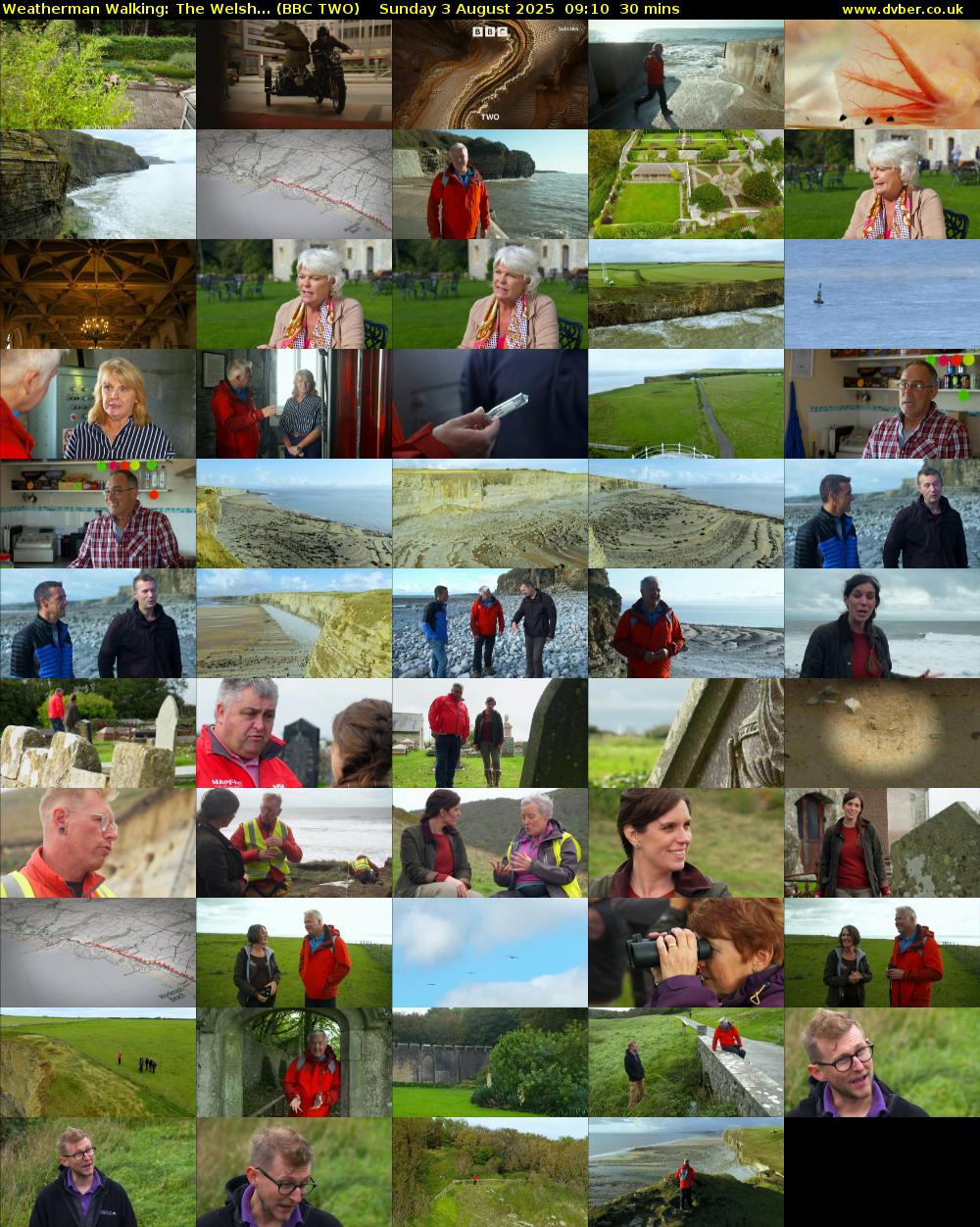 Weatherman Walking: The Welsh... (BBC TWO) Sunday 3 August 2025 09:10 - 09:40