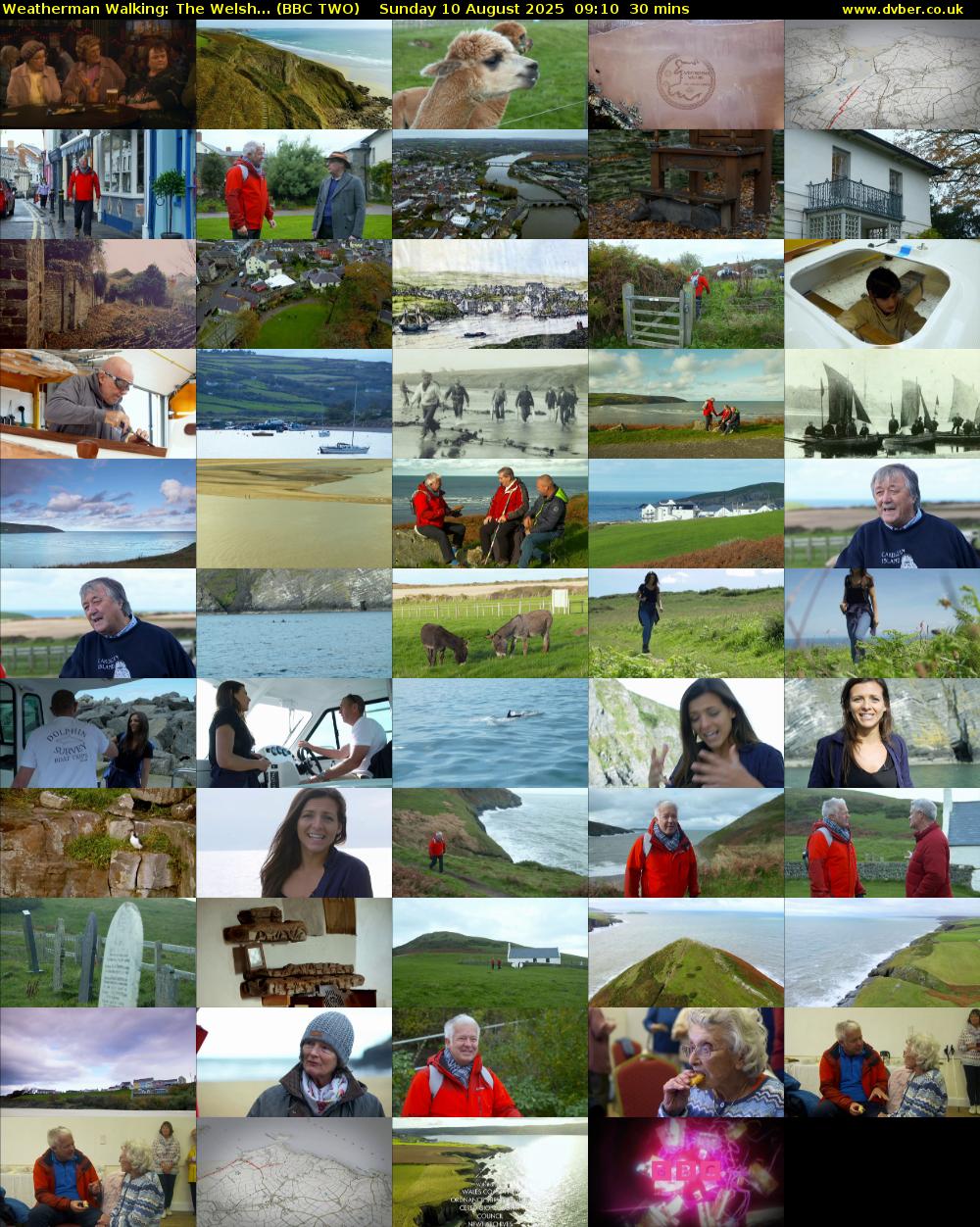 Weatherman Walking: The Welsh... (BBC TWO) Sunday 10 August 2025 09:10 - 09:40