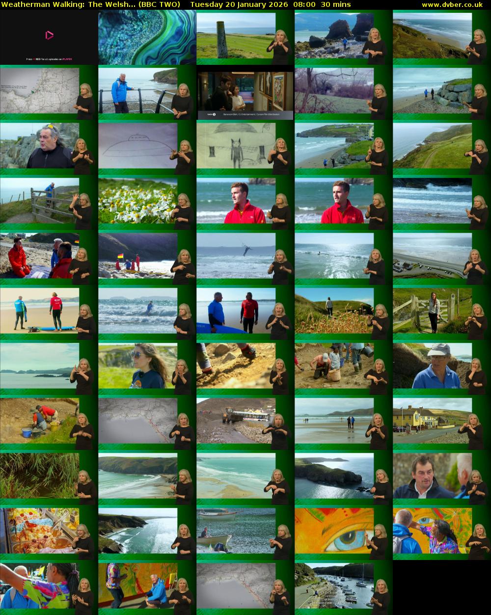 Weatherman Walking: The Welsh... (BBC TWO) Tuesday 20 January 2026 08:00 - 08:30