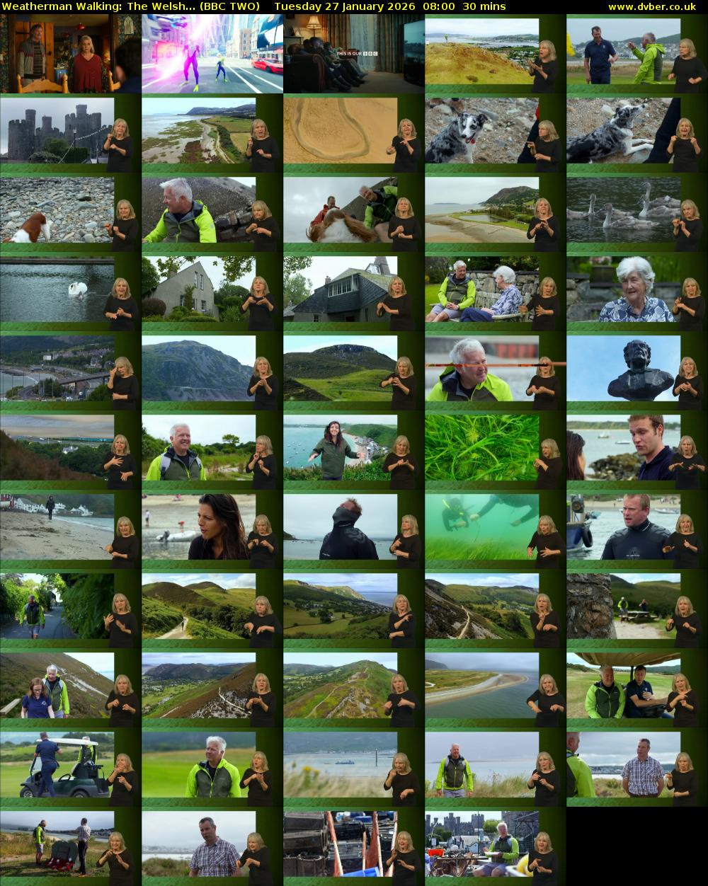 Weatherman Walking: The Welsh... (BBC TWO) Tuesday 27 January 2026 08:00 - 08:30