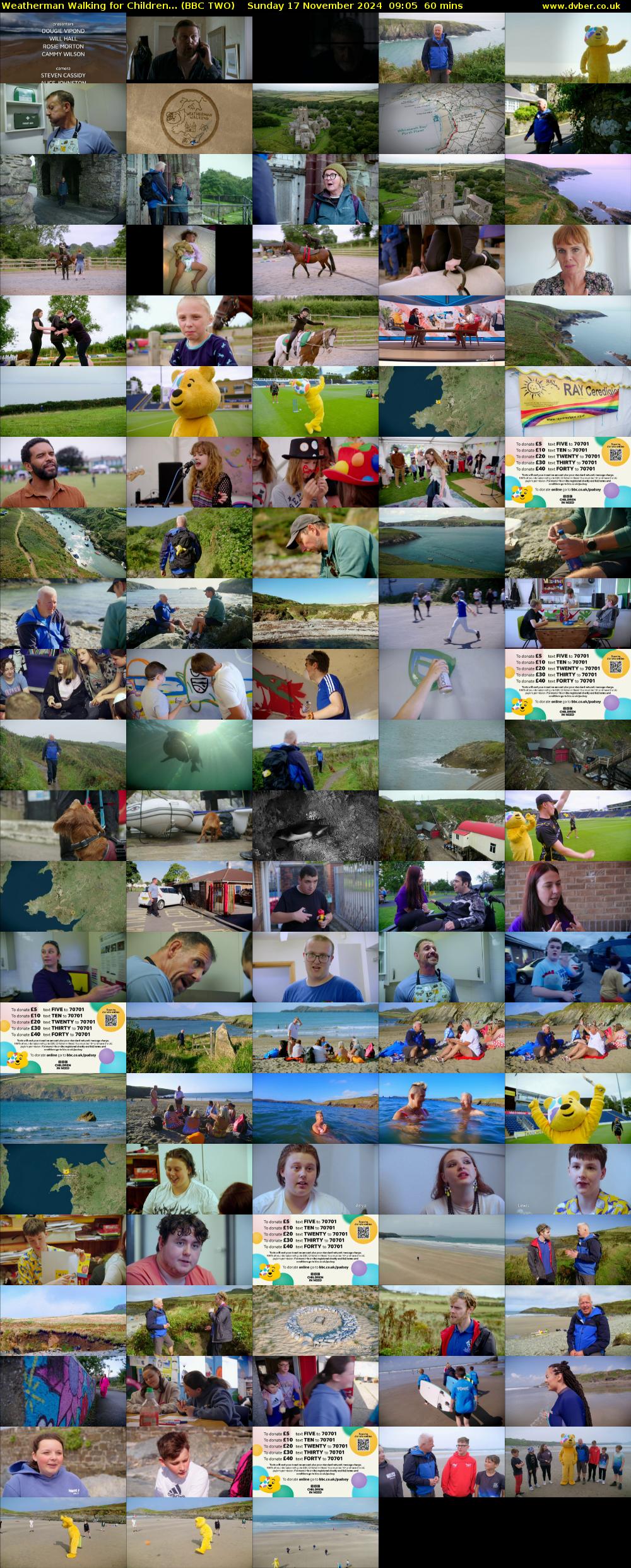 Weatherman Walking for Children... (BBC TWO) Sunday 17 November 2024 09:05 - 10:05