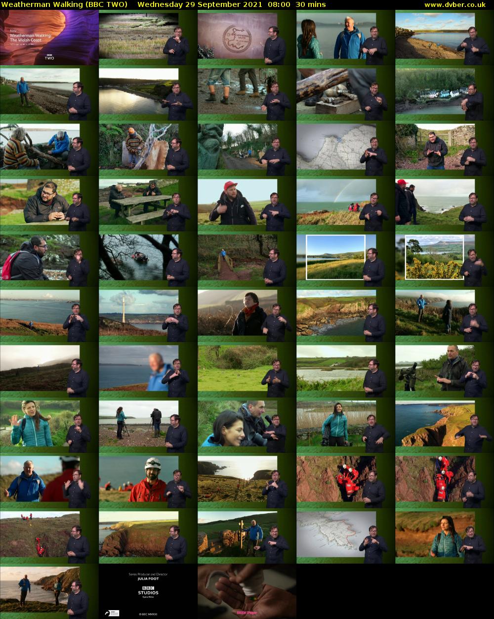 Weatherman Walking (BBC TWO) Wednesday 29 September 2021 08:00 - 08:30