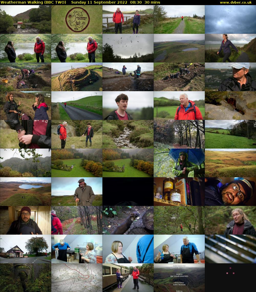 Weatherman Walking (BBC TWO) Sunday 11 September 2022 08:30 - 09:00