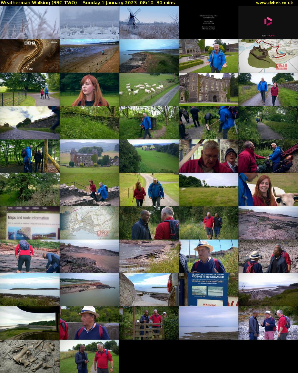 Weatherman Walking (BBC TWO) Sunday 1 January 2023 08:10 - 08:40