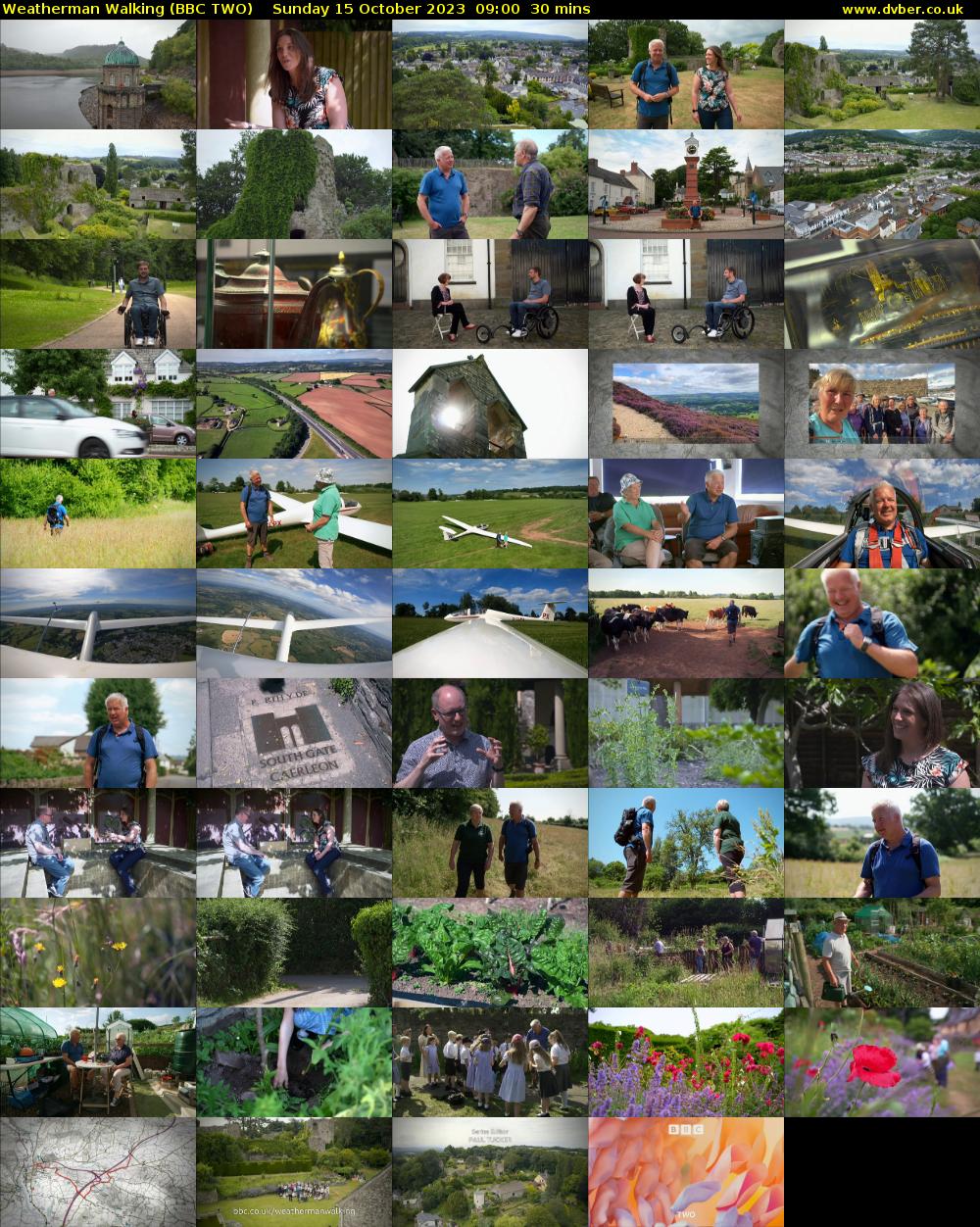 Weatherman Walking (BBC TWO) Sunday 15 October 2023 09:00 - 09:30