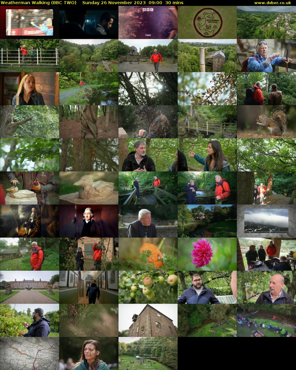 Weatherman Walking (BBC TWO) Sunday 26 November 2023 09:00 - 09:30