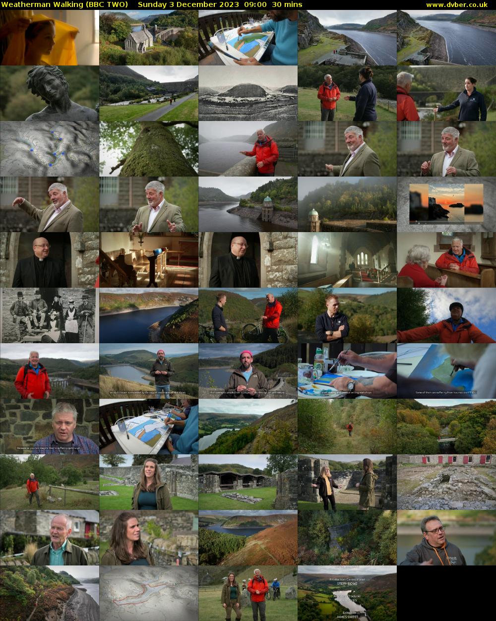 Weatherman Walking (BBC TWO) Sunday 3 December 2023 09:00 - 09:30