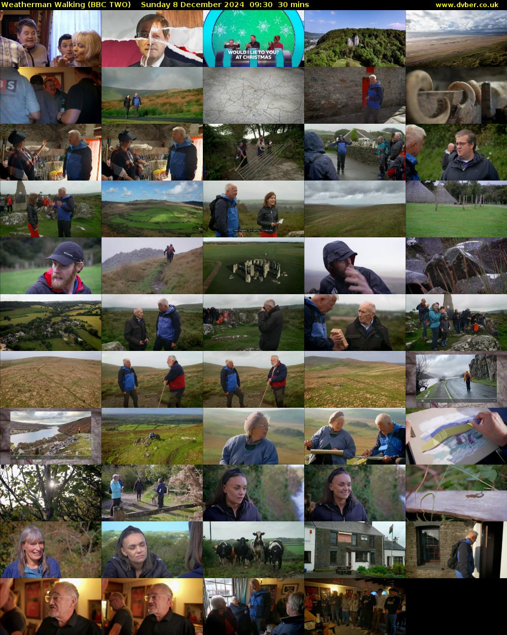 Weatherman Walking (BBC TWO) Sunday 8 December 2024 09:30 - 10:00