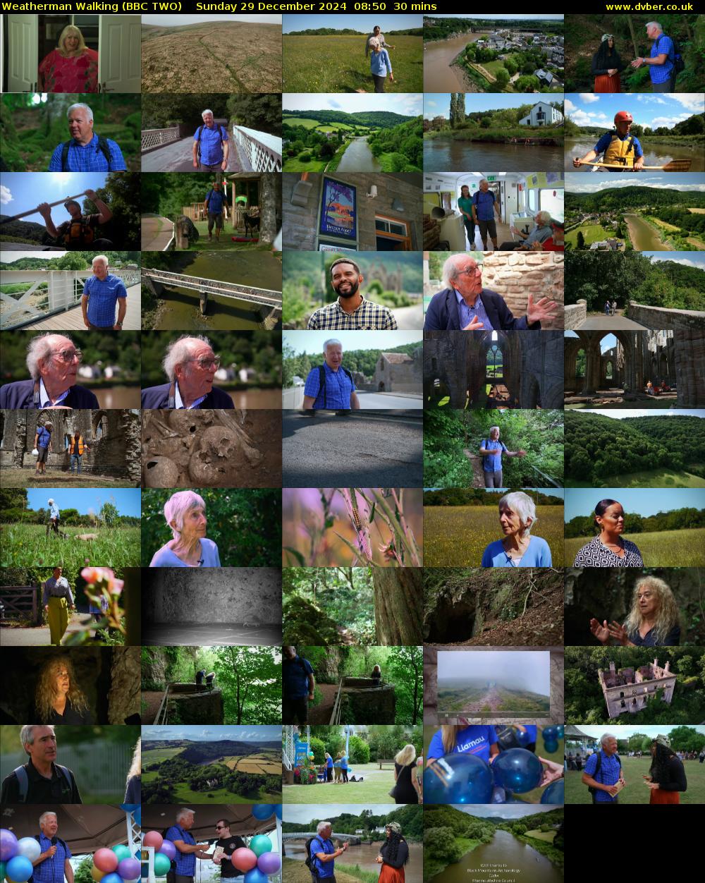 Weatherman Walking (BBC TWO) Sunday 29 December 2024 08:50 - 09:20
