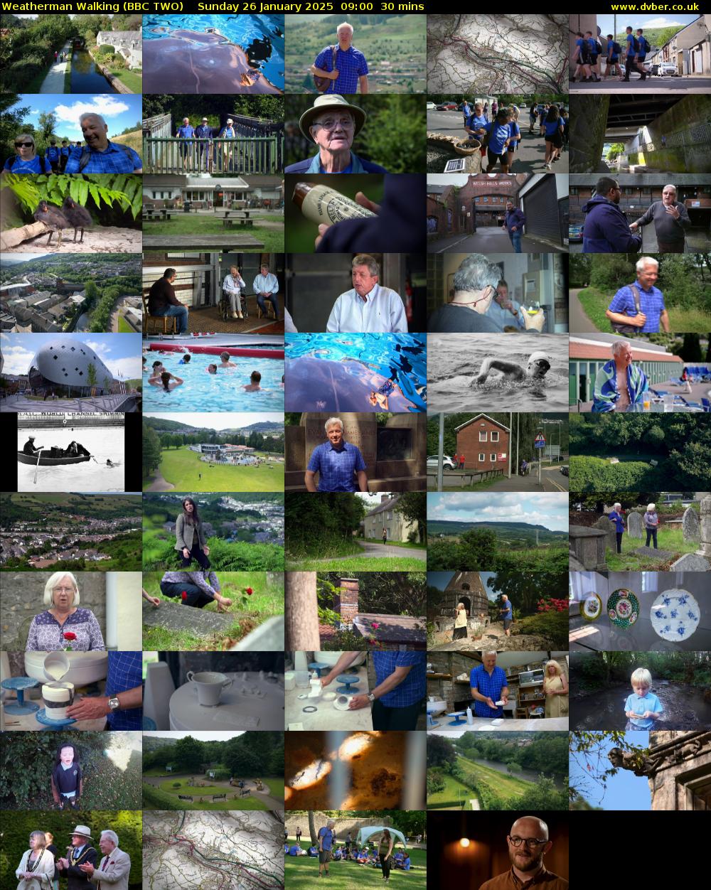 Weatherman Walking (BBC TWO) Sunday 26 January 2025 09:00 - 09:30