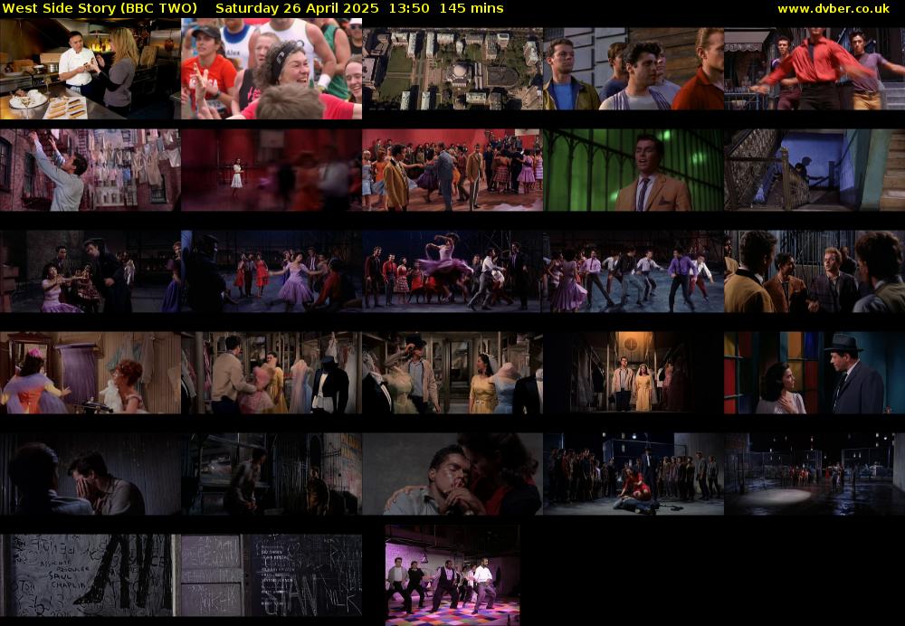 West Side Story (BBC TWO) Saturday 26 April 2025 13:50 - 16:15
