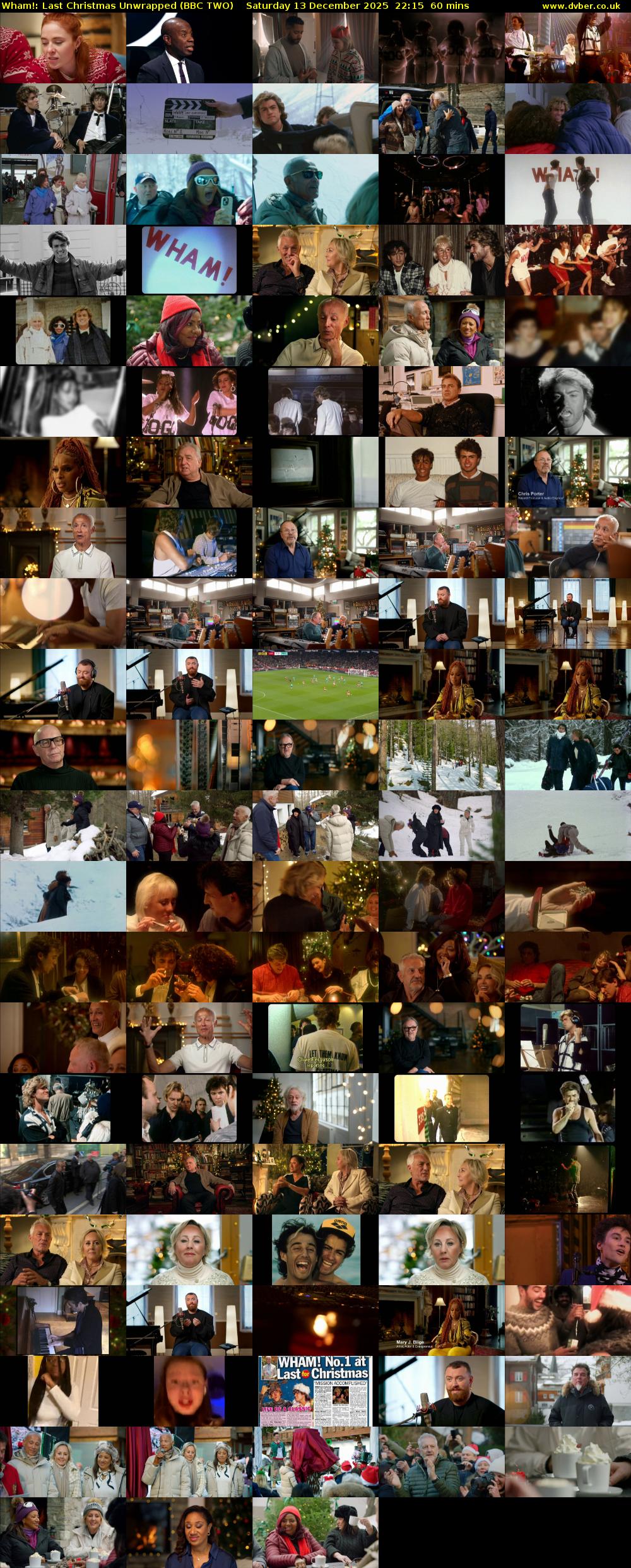 Wham!: Last Christmas Unwrapped (BBC TWO) Saturday 13 December 2025 22:15 - 23:15