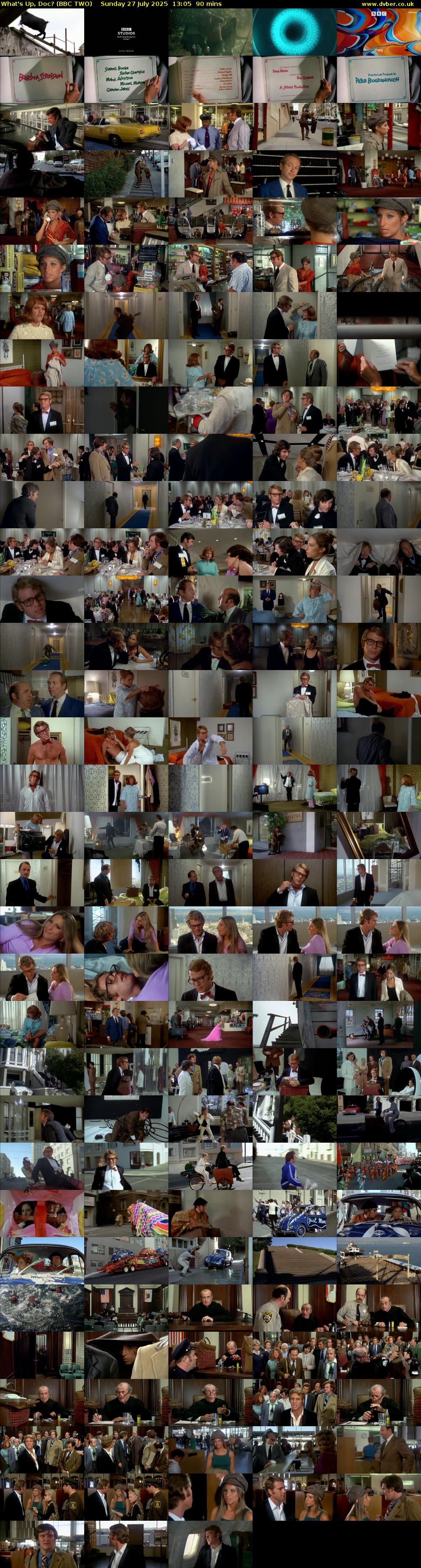 What's Up, Doc? (BBC TWO) Sunday 27 July 2025 13:05 - 14:35