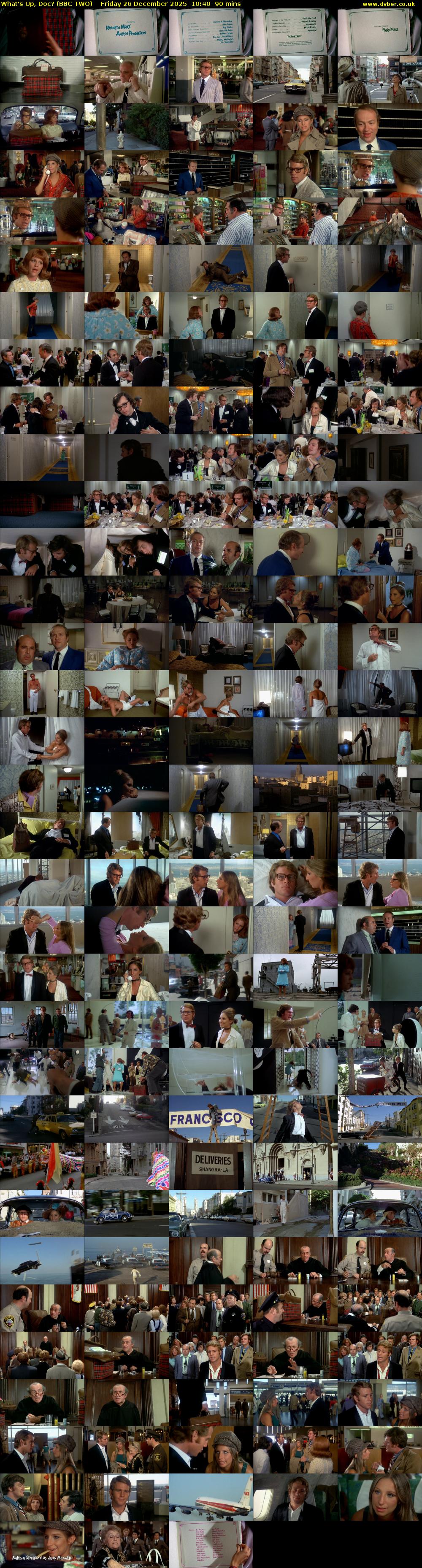 What's Up, Doc? (BBC TWO) Friday 26 December 2025 10:40 - 12:10