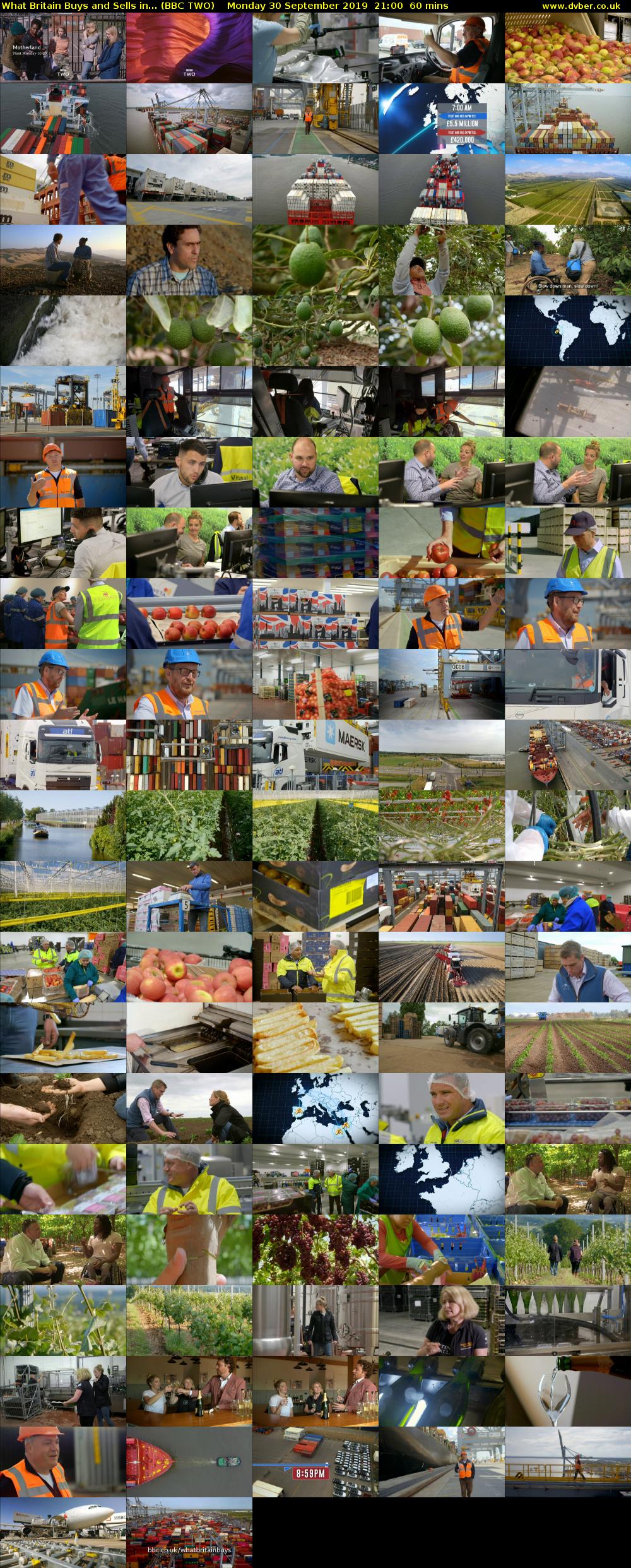 What Britain Buys and Sells in... (BBC TWO) Monday 30 September 2019 21:00 - 22:00
