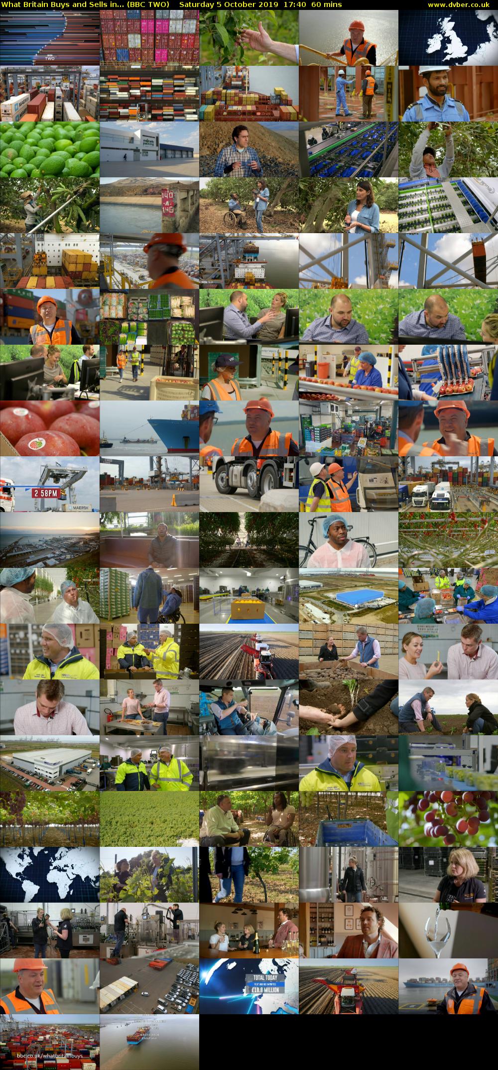 What Britain Buys and Sells in... (BBC TWO) Saturday 5 October 2019 17:40 - 18:40