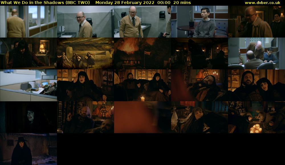 What We Do in the Shadows (BBC TWO) Monday 28 February 2022 00:00 - 00:20