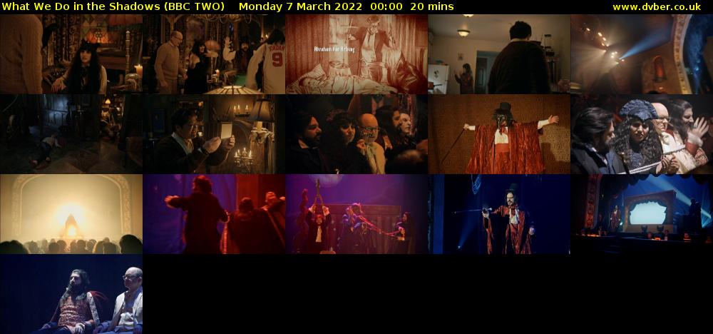 What We Do in the Shadows (BBC TWO) Monday 7 March 2022 00:00 - 00:20