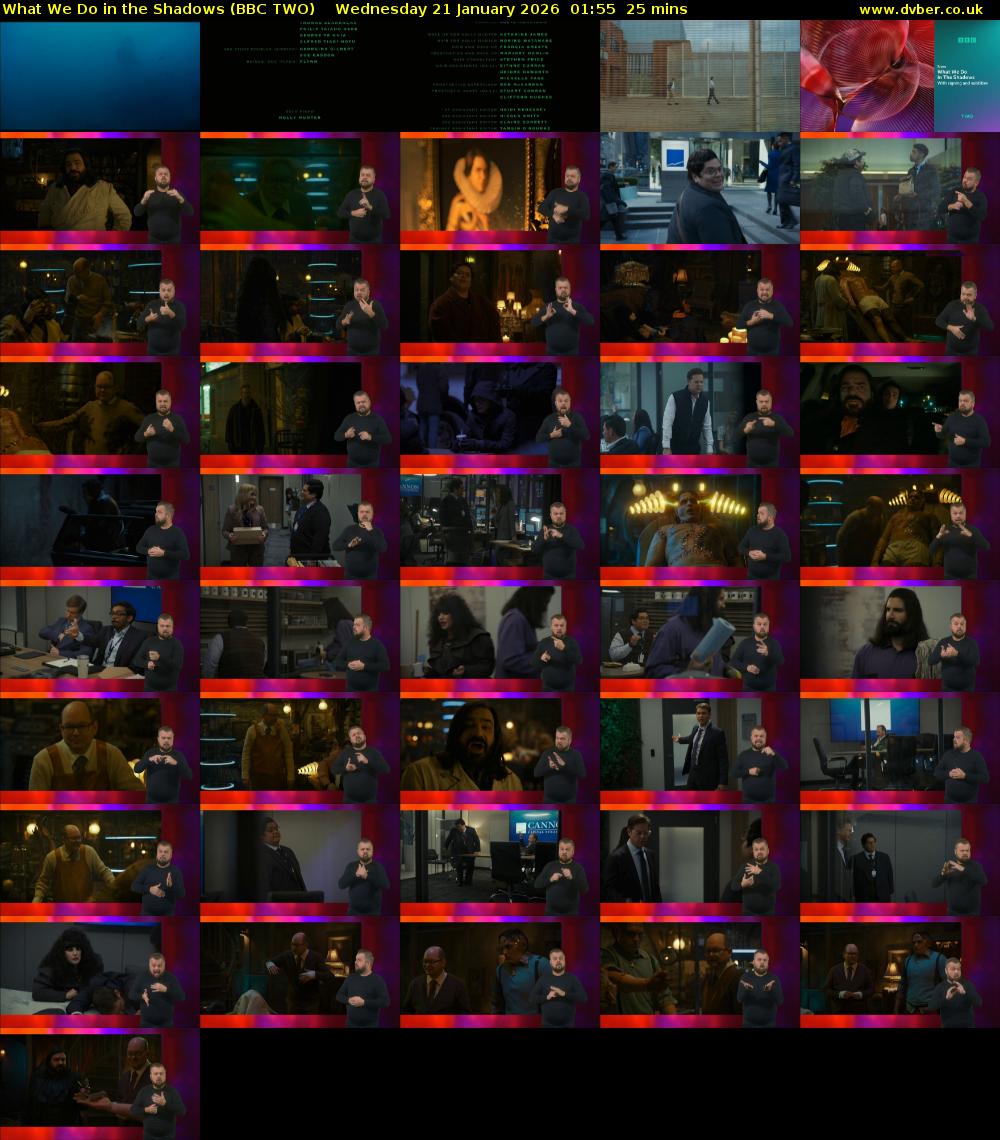 What We Do in the Shadows (BBC TWO) Wednesday 21 January 2026 01:55 - 02:20