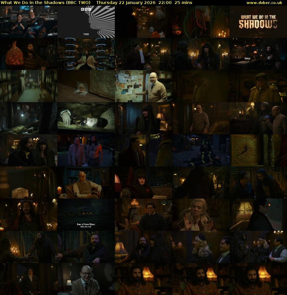What We Do in the Shadows (BBC TWO) Thursday 22 January 2026 22:00 - 22:25