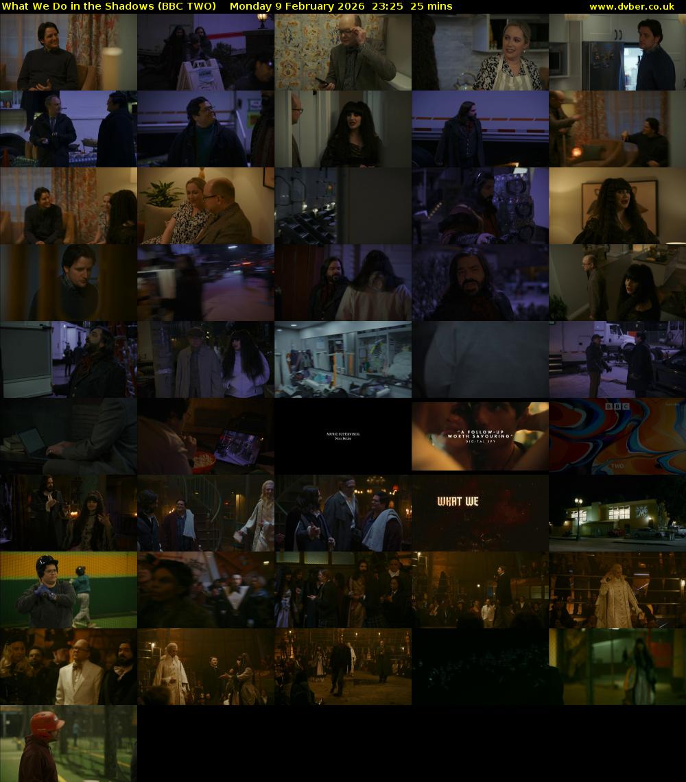 What We Do in the Shadows (BBC TWO) Monday 9 February 2026 23:25 - 23:50