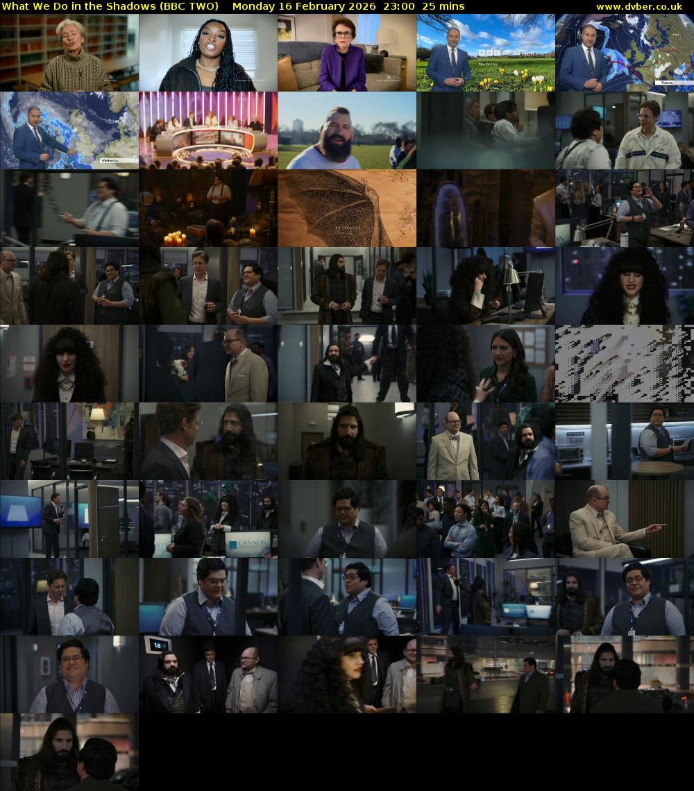 What We Do in the Shadows (BBC TWO) Monday 16 February 2026 23:00 - 23:25