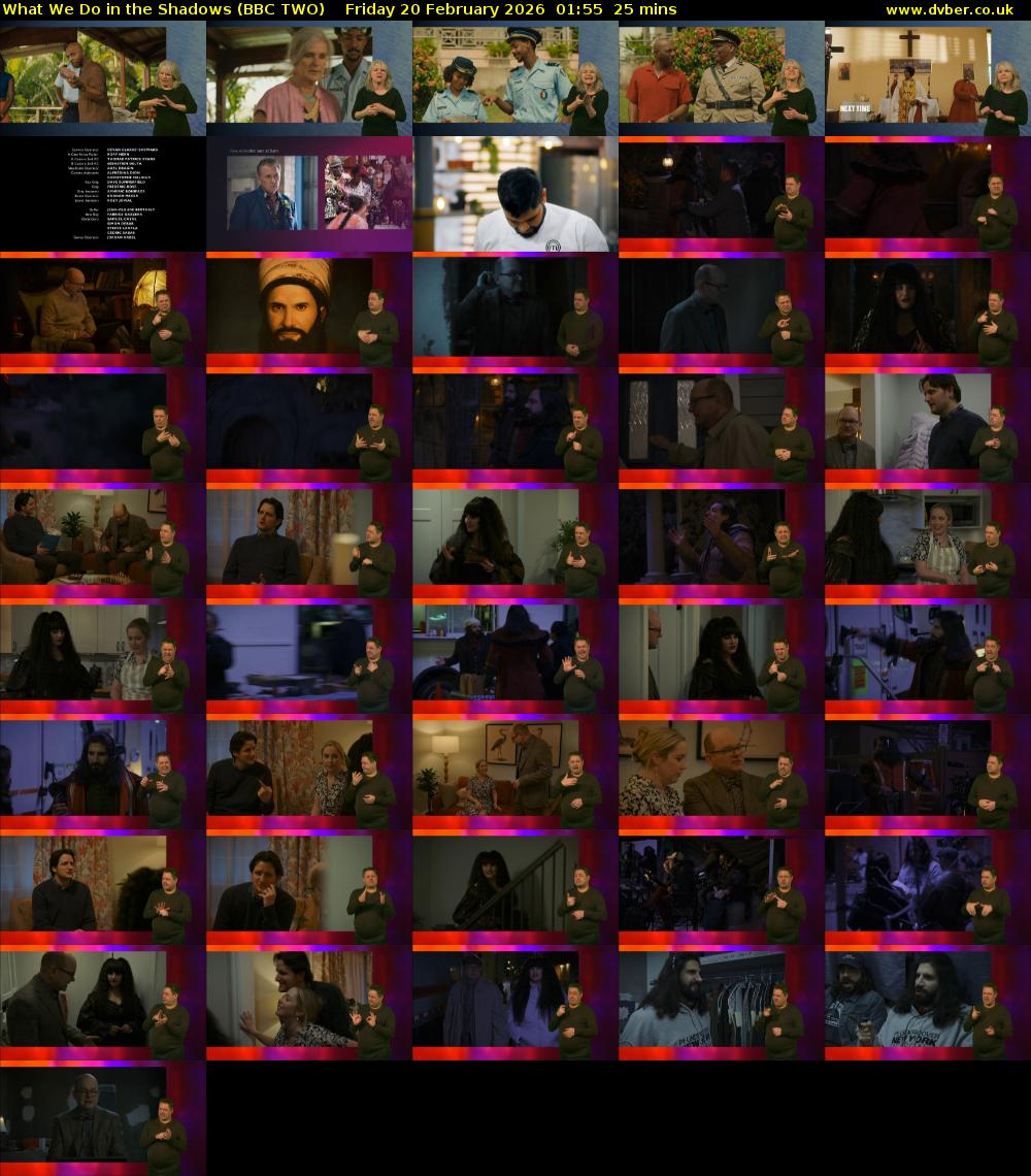 What We Do in the Shadows (BBC TWO) Friday 20 February 2026 01:55 - 02:20