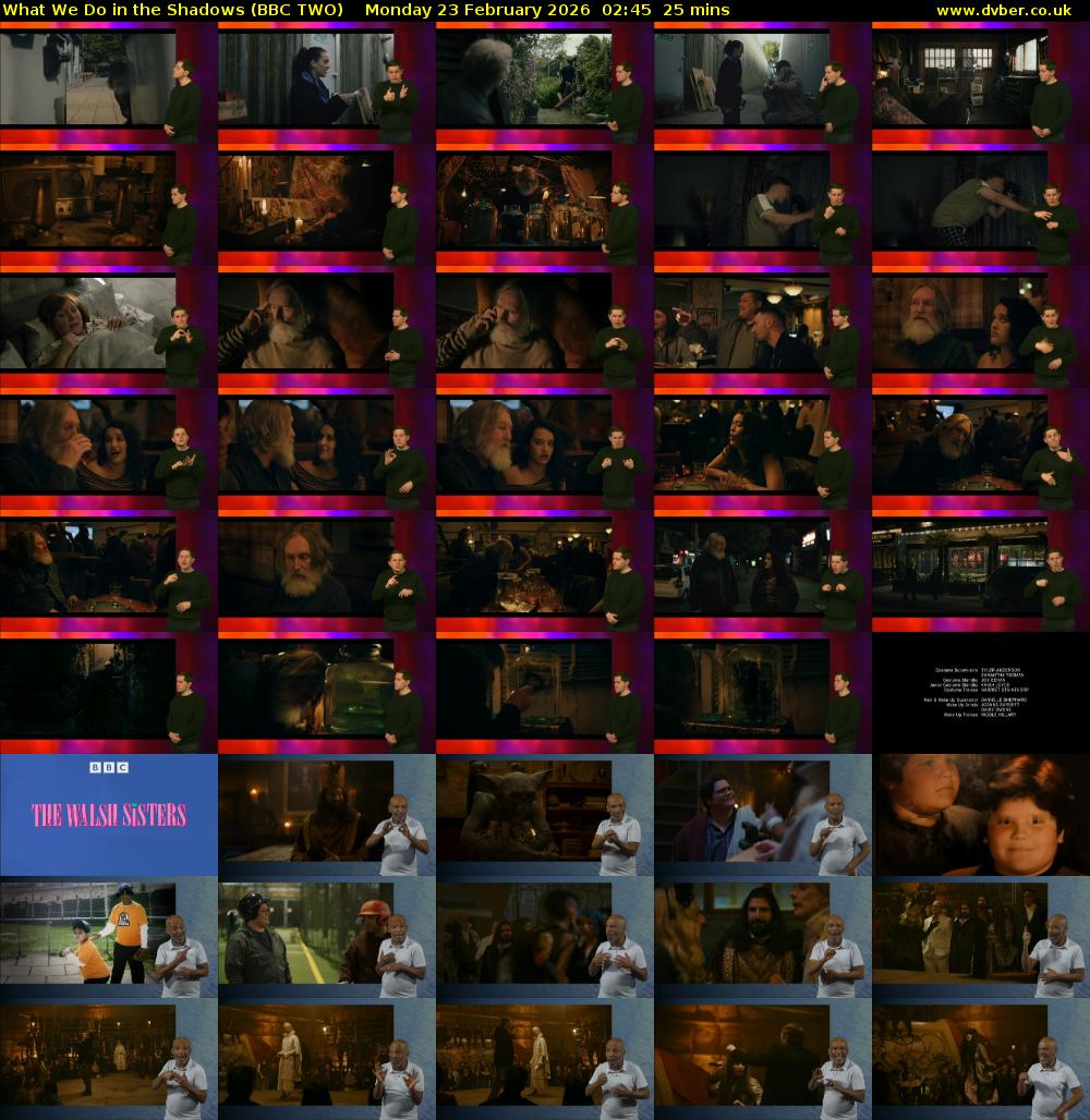 What We Do in the Shadows (BBC TWO) Monday 23 February 2026 02:45 - 03:10