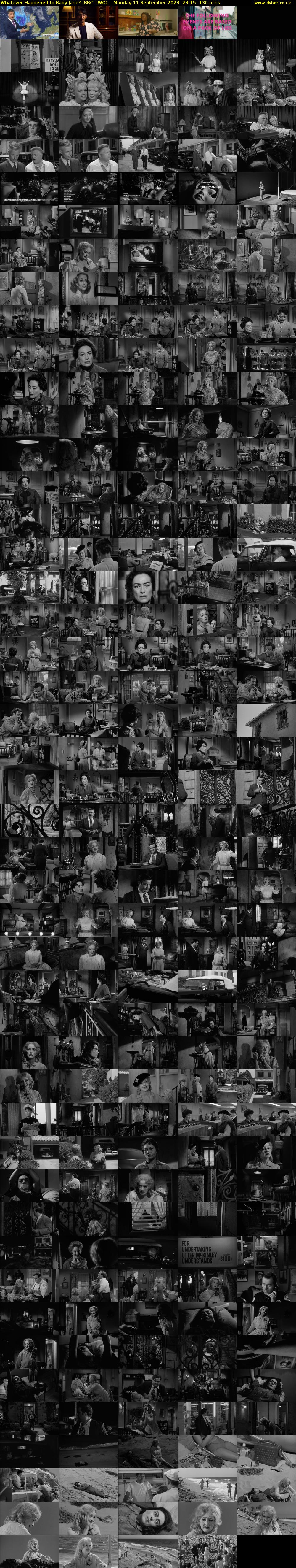 Whatever Happened to Baby Jane? (BBC TWO) Monday 11 September 2023 23:15 - 01:25