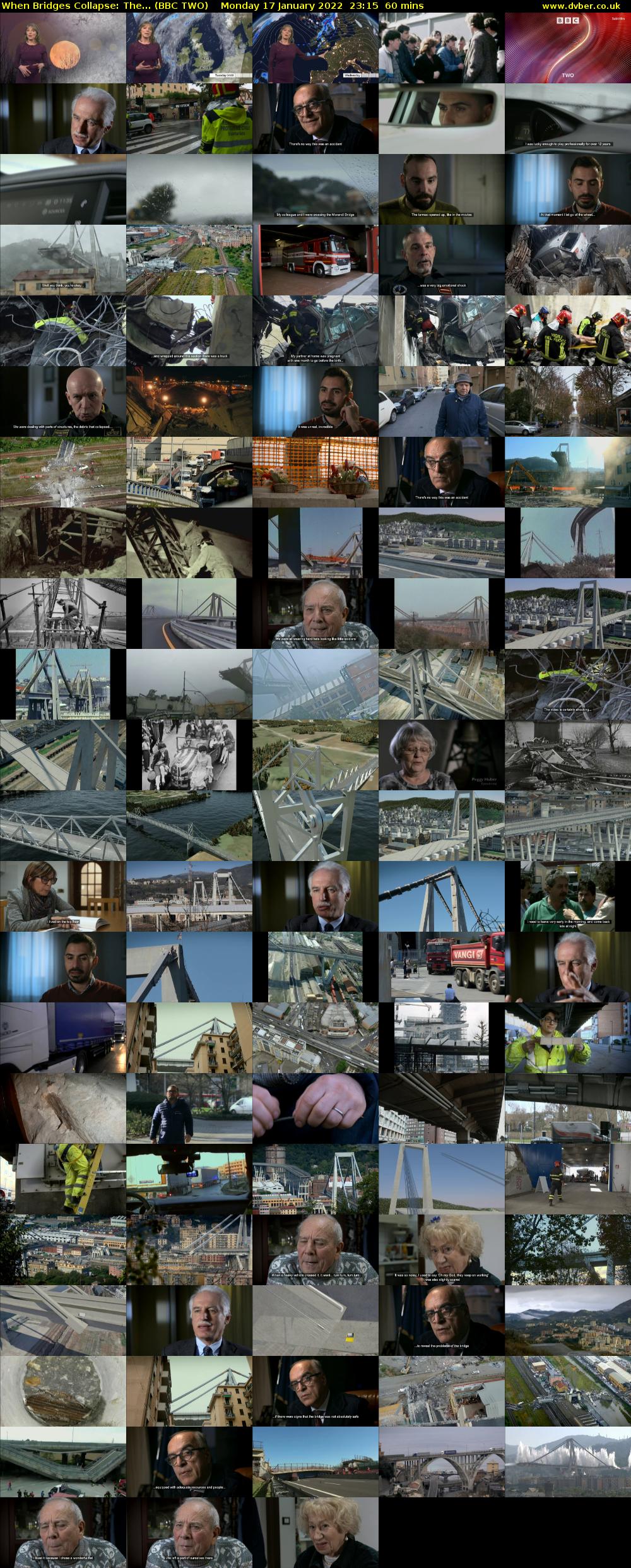 When Bridges Collapse: The... (BBC TWO) Monday 17 January 2022 23:15 - 00:15