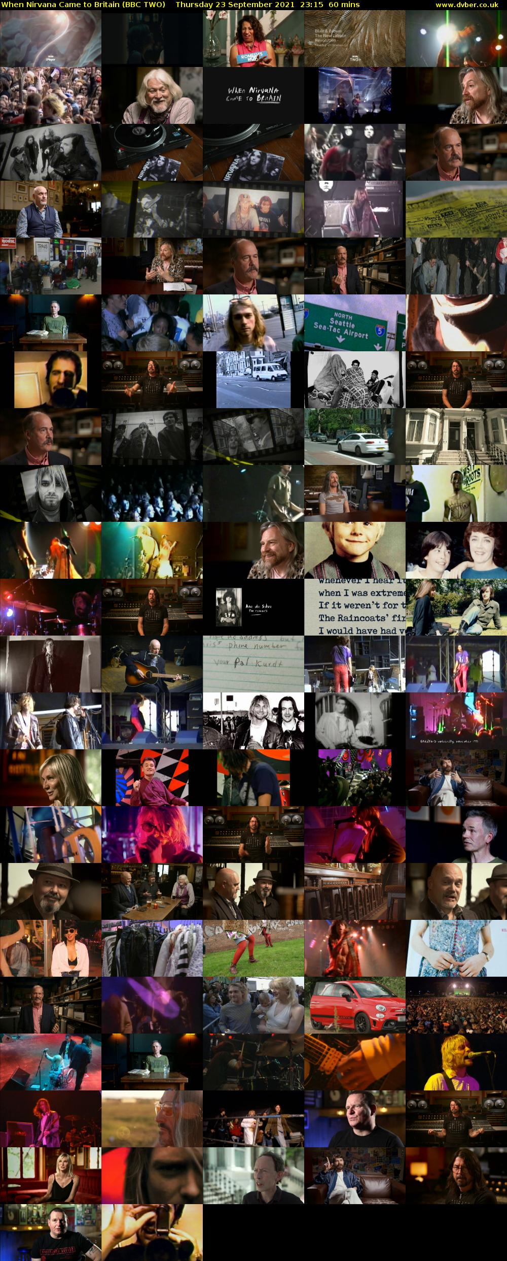 When Nirvana Came to Britain (BBC TWO) Thursday 23 September 2021 23:15 - 00:15