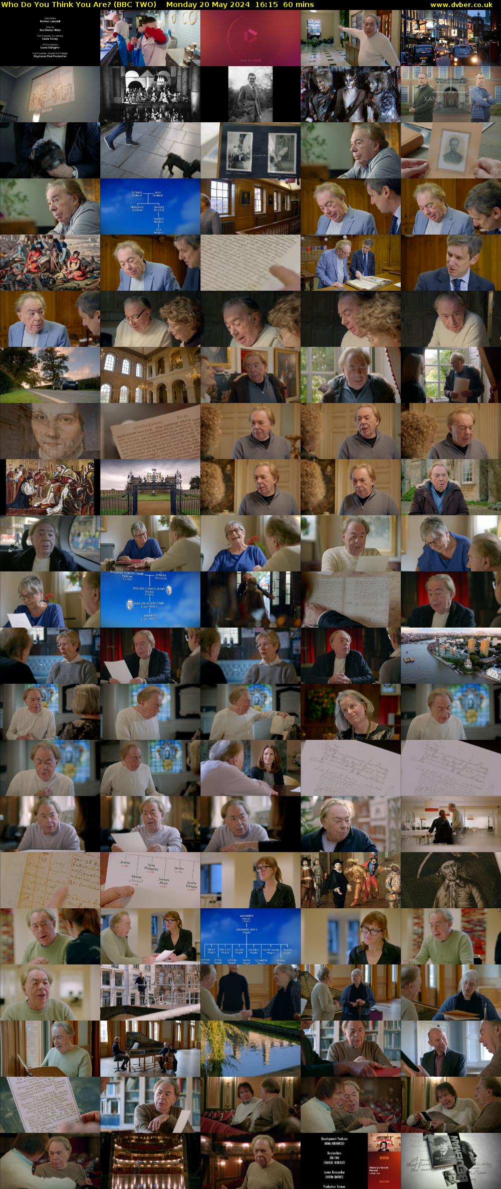 Who Do You Think You Are? (BBC TWO) Monday 20 May 2024 16:15 - 17:15