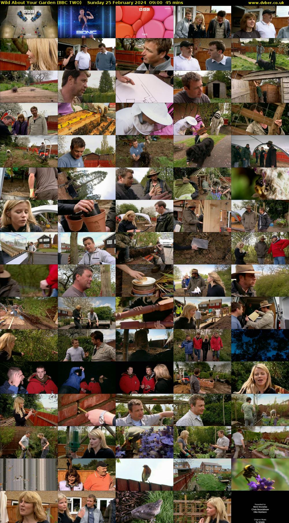 Wild About Your Garden (BBC TWO) Sunday 25 February 2024 09:00 - 09:45