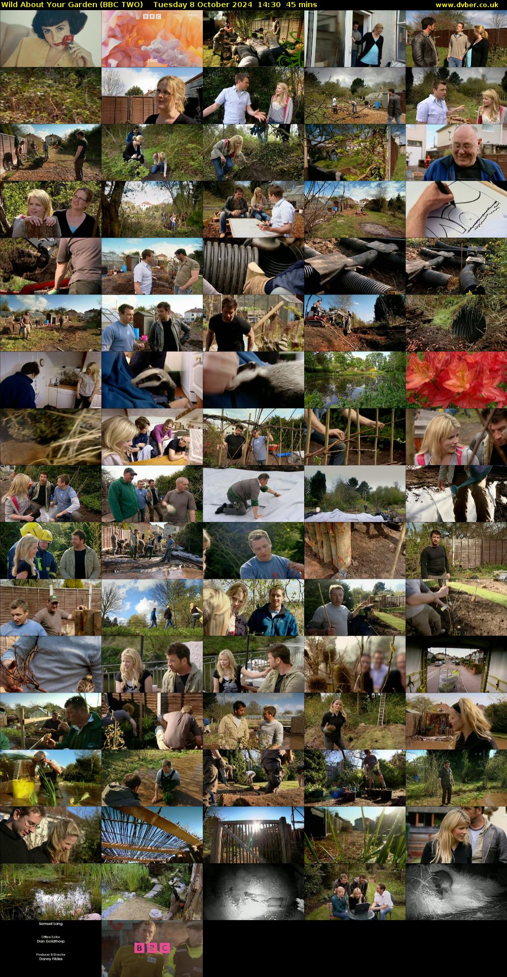 Wild About Your Garden (BBC TWO) Tuesday 8 October 2024 14:30 - 15:15