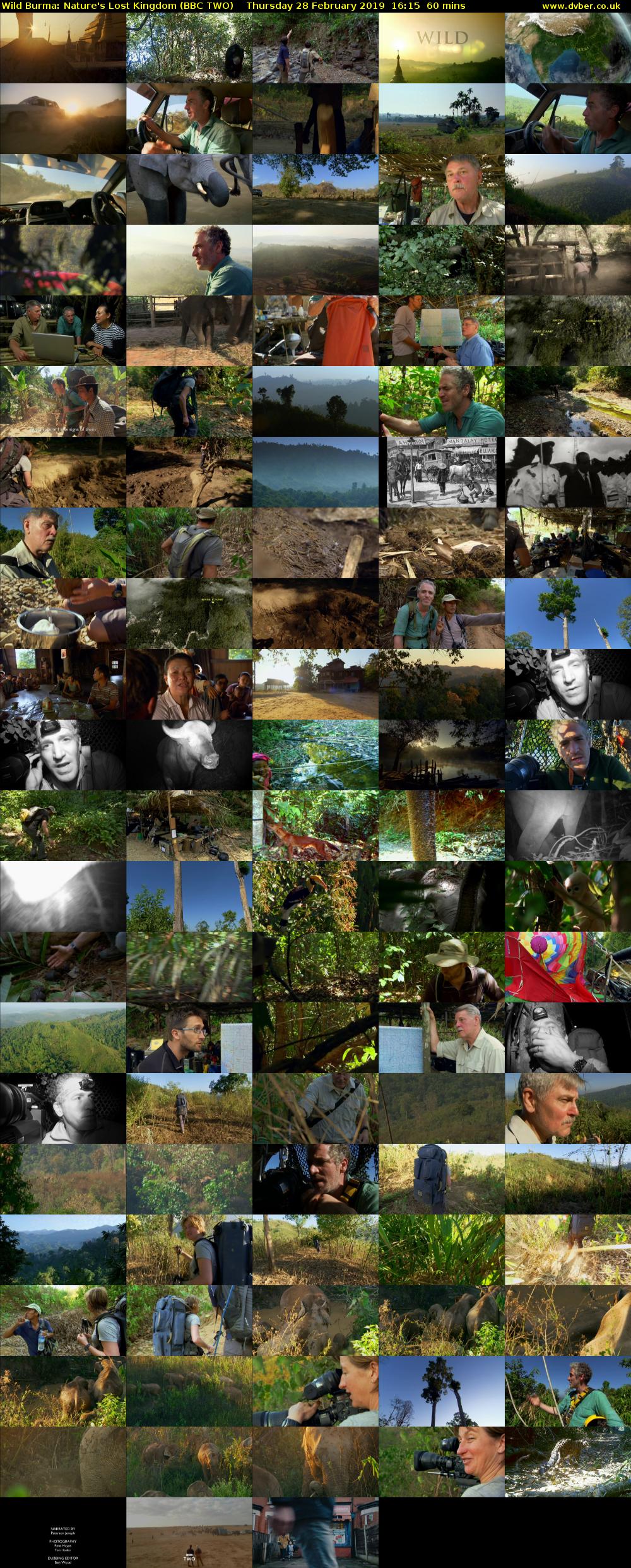 Wild Burma: Nature's Lost Kingdom (BBC TWO) Thursday 28 February 2019 16:15 - 17:15
