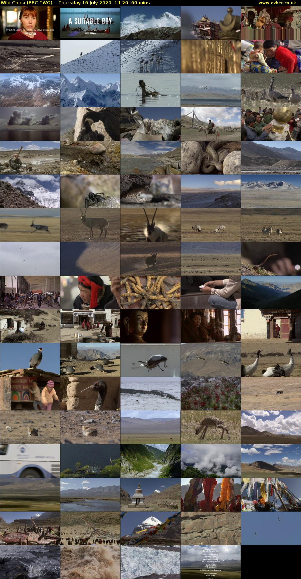 Wild China (BBC TWO) Thursday 16 July 2020 14:20 - 15:20