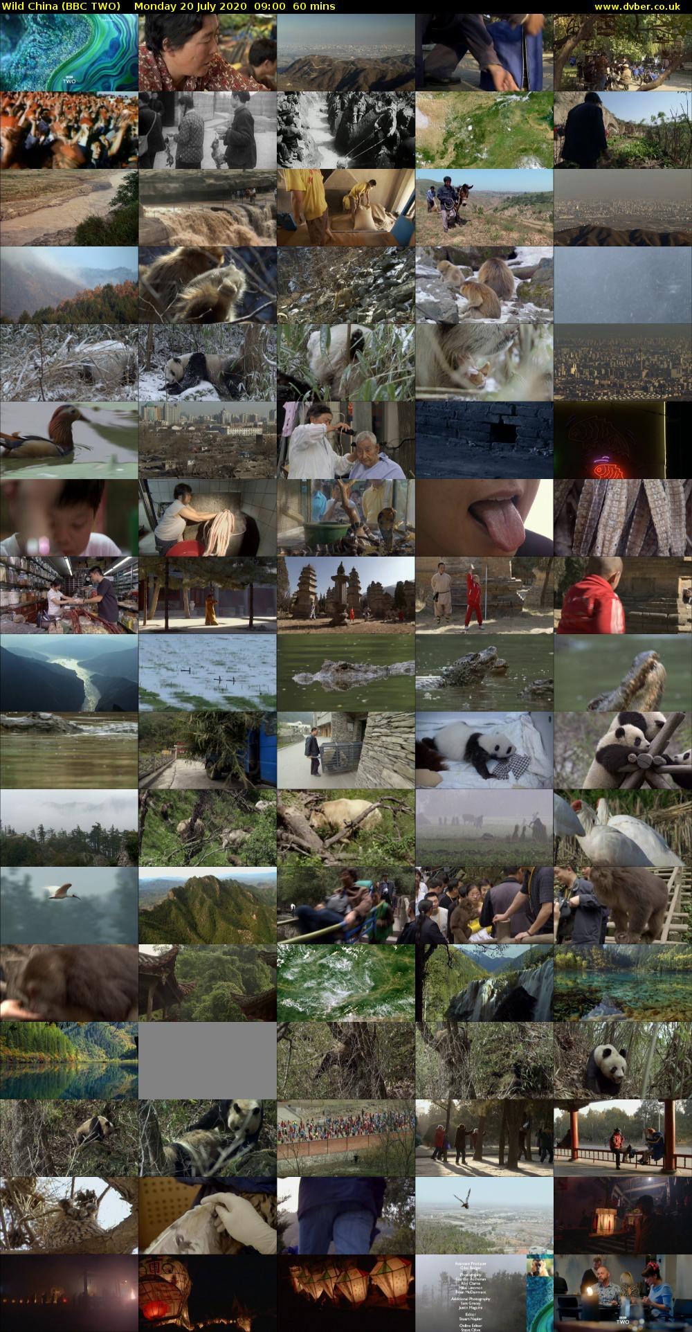 Wild China (BBC TWO) Monday 20 July 2020 09:00 - 10:00