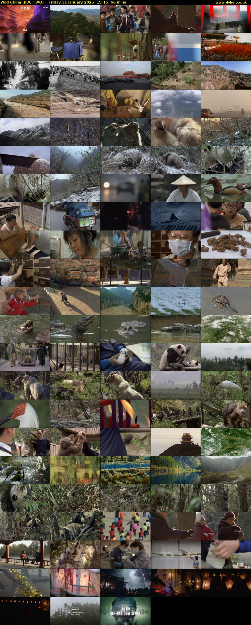 Wild China (BBC TWO) Friday 31 January 2025 15:15 - 16:15