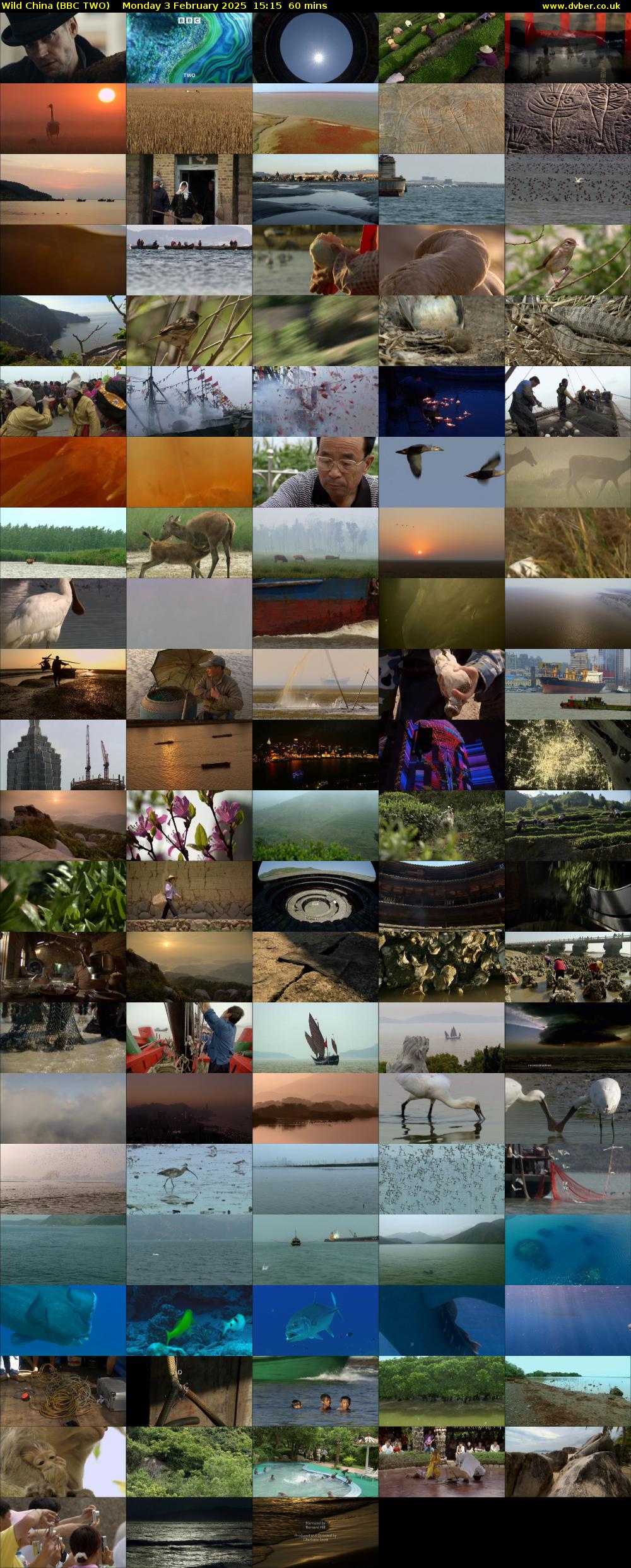 Wild China (BBC TWO) Monday 3 February 2025 15:15 - 16:15