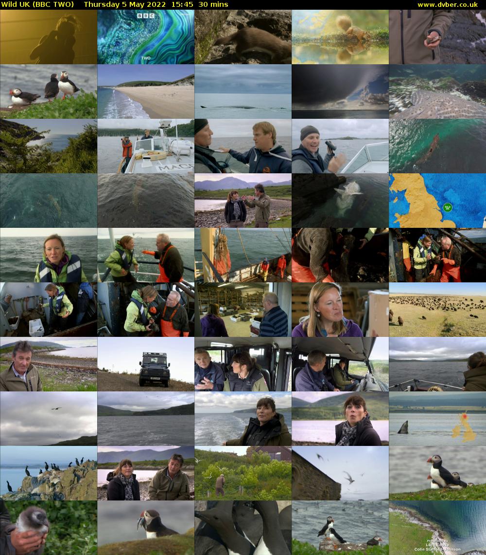 Wild UK (BBC TWO) Thursday 5 May 2022 15:45 - 16:15
