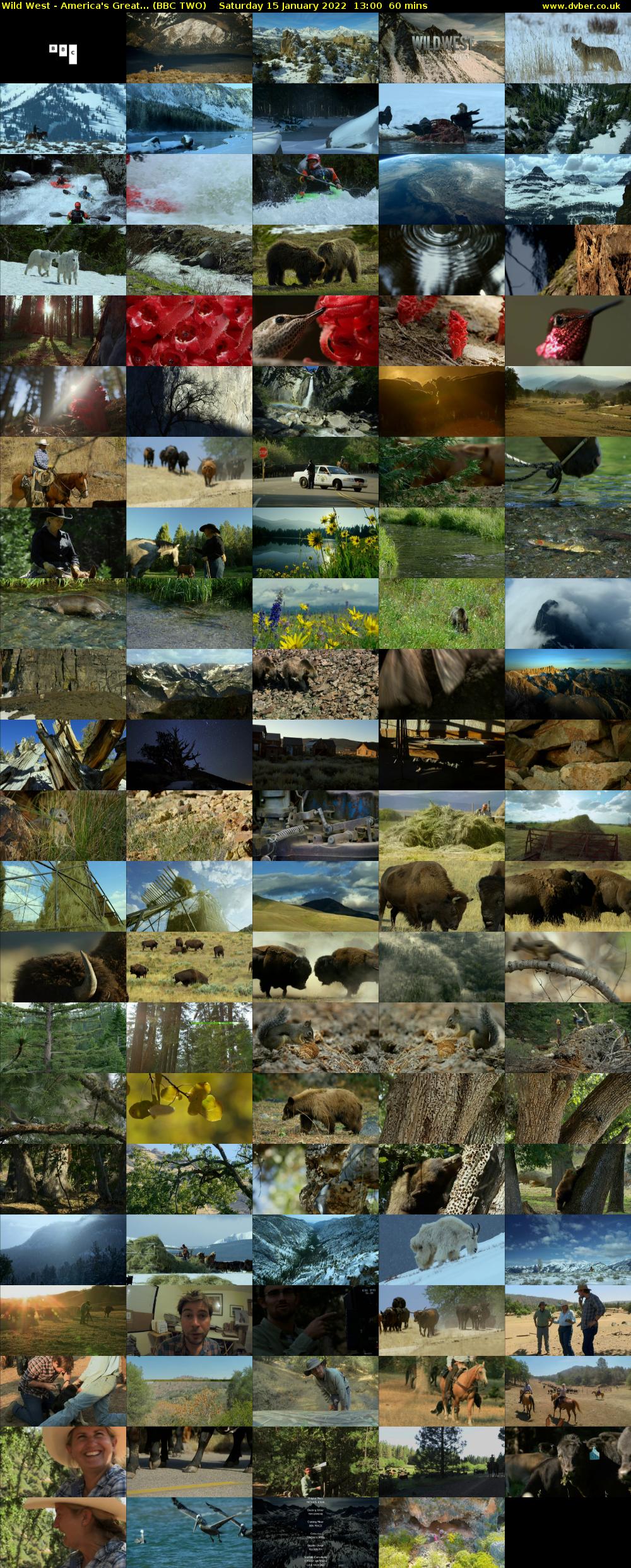 Wild West - America's Great... (BBC TWO) Saturday 15 January 2022 13:00 - 14:00