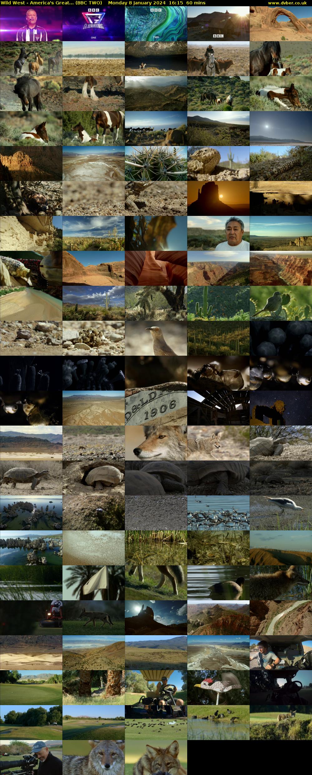 Wild West - America's Great... (BBC TWO) Monday 8 January 2024 16:15 - 17:15
